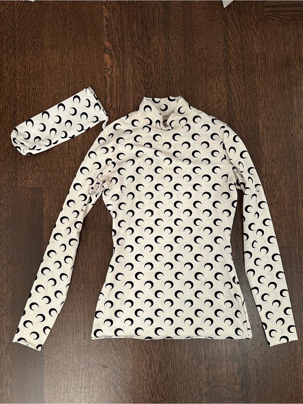 Marine Serre Women’s White Long Sleeve Top